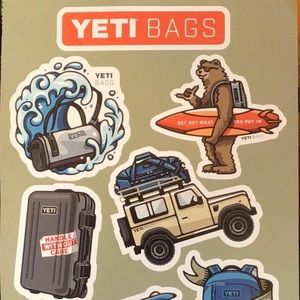 SOLD‼️ YETI Stickers